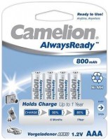 Аккумулятор Camelion ААА 800mAh Ni-MH ALWAYS READY 1шт